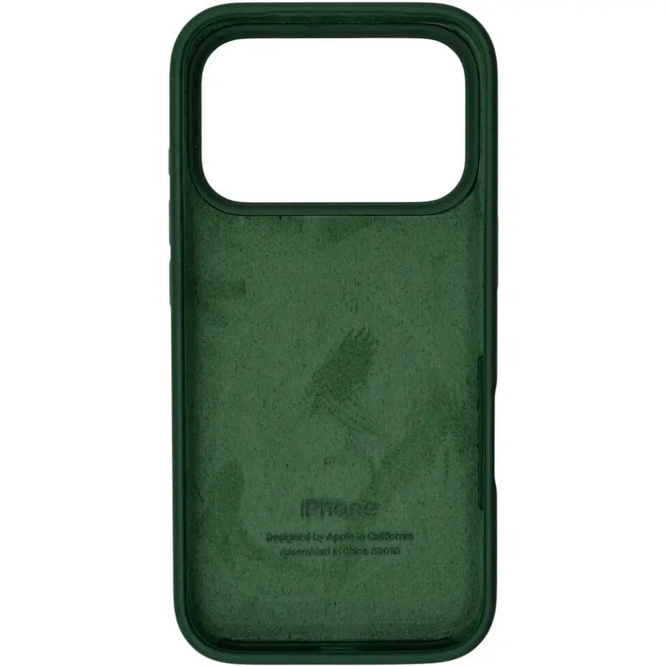 Чохол Silicone Case для Apple iPhone 17 Pro Max Dark Green AA [145124] - фото 2