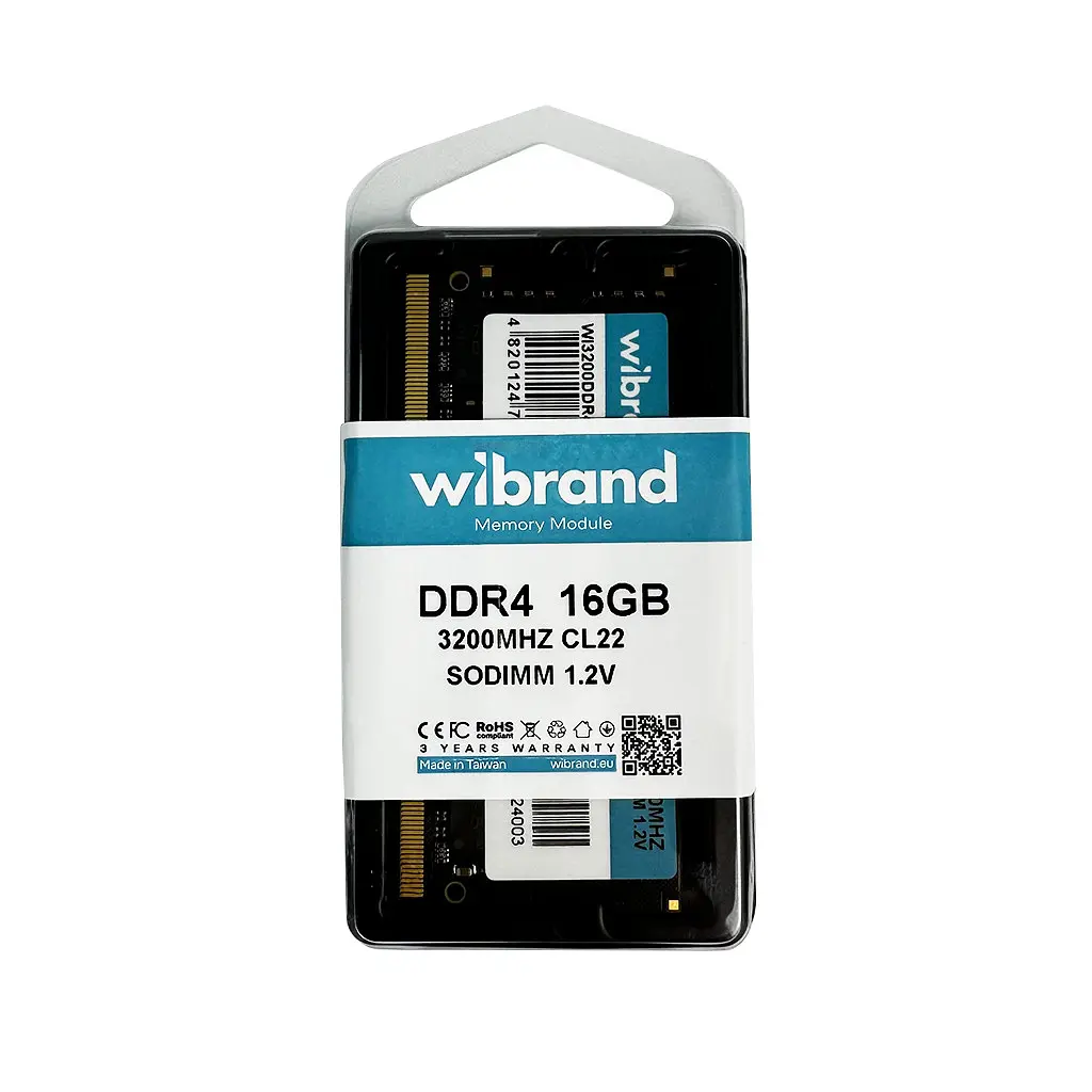 Оперативна пам'ять DDR4 Wibrand 16GB 3200MHz CL22 SODIMM - фото 2
