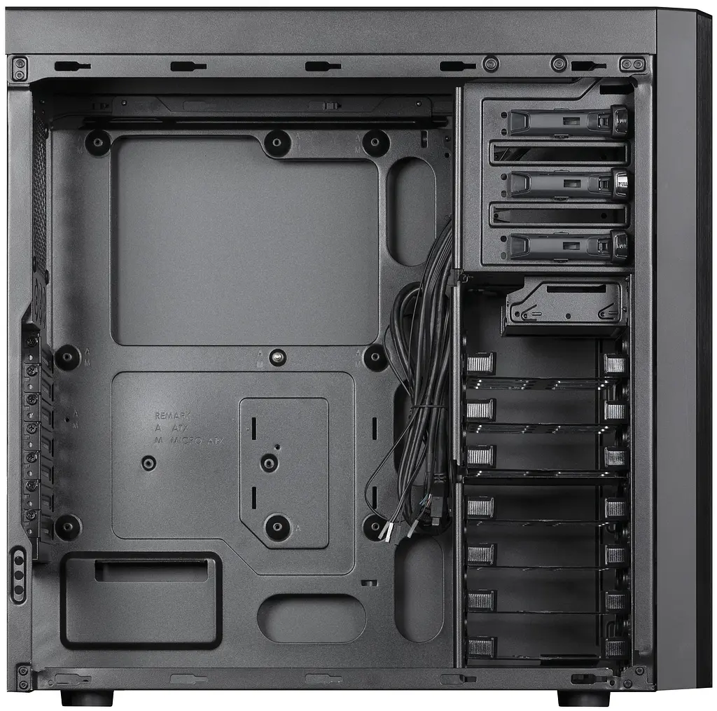 Корпус Chieftec MESH CW-01B-OP, без БЖ, 2xUSB3.0, ATX, Black - фото 4
