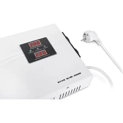 Стабилизатор Real-El STAB SLIM-2000 white (EL122400008) - фото 4