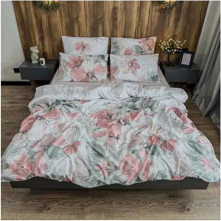 Комплект постільної білизни DAISY 1,5-х сп надрукована, (нав.50*70 - 1шт) Julia мікрофібра