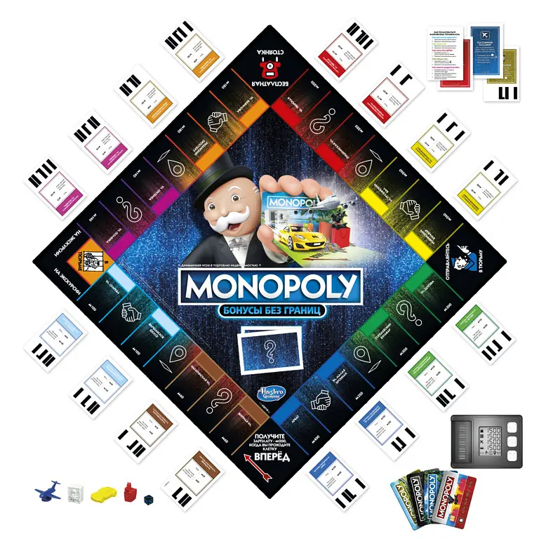 Гра настільна Hasbro Монополія з банківськими картами PayPass, укр. мова (E8978) - фото 3