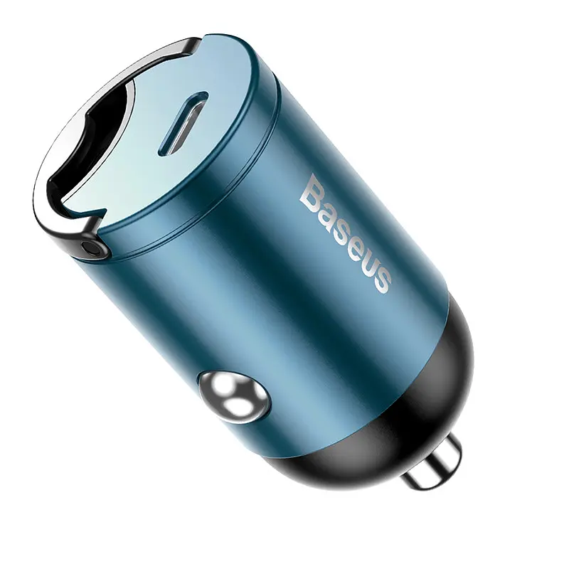 Адаптер автомобильный BASEUS Tiny Star Mini PPS Car Charge Type-C Port 30 W (VCHX-B04) бордовый - фото 5