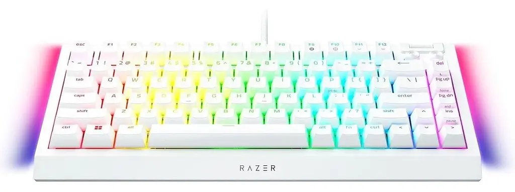 Клавиатура Razer BlackWidow V4 75% Mechanical Orange Switch USB White (RZ03-05001700-R3M1) - фото 2