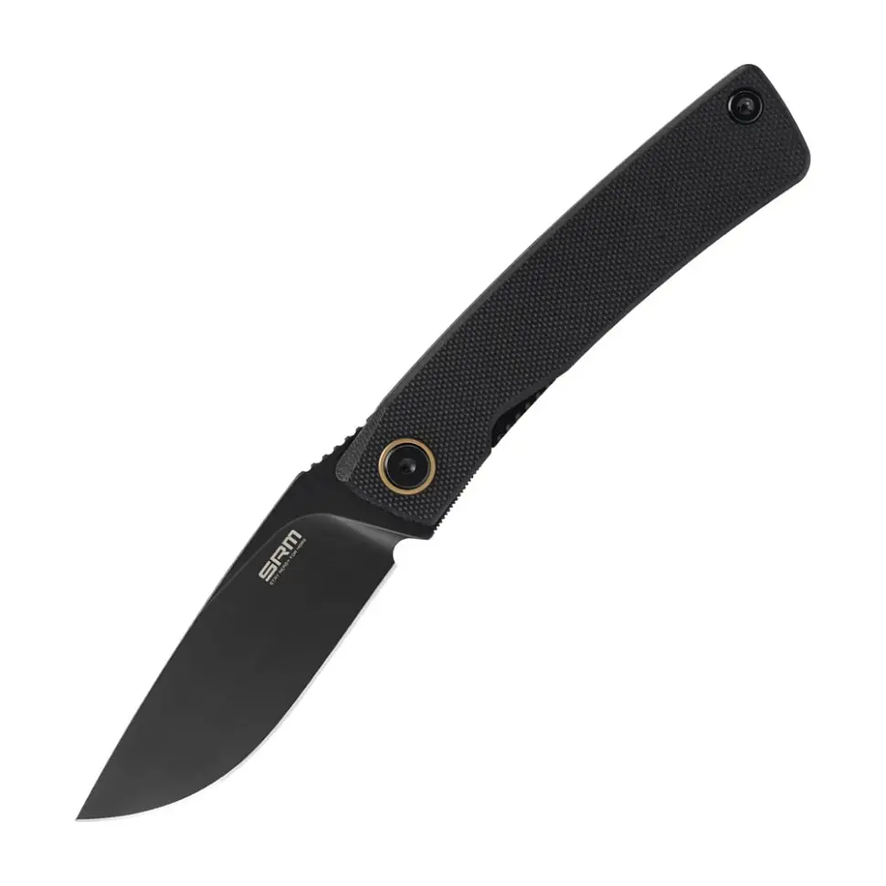 Ніж складаний кишеньковий SRM Air 105M-GB (7.5 см) 14C28N / G10 чорний