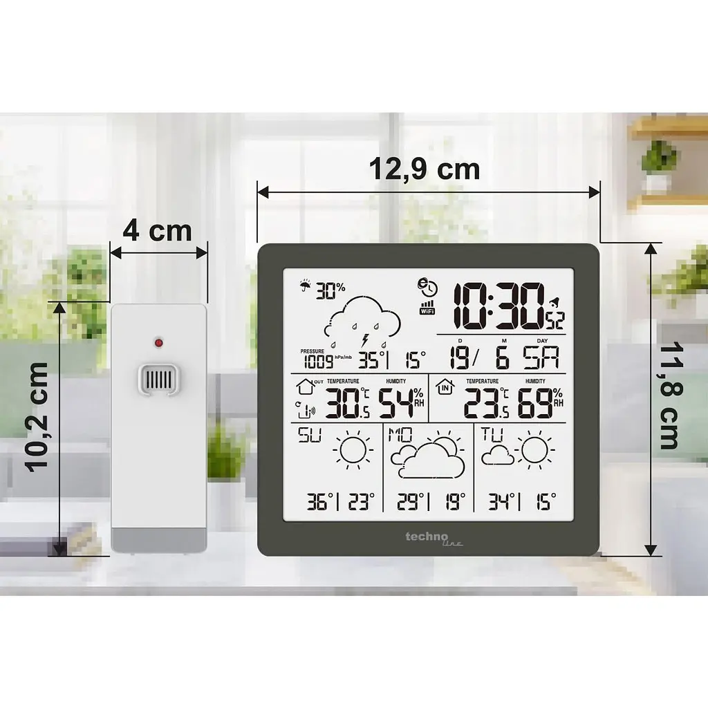 Метеостанція Technoline DirektWetter WD2200 Graphite(WD2200) - фото 5