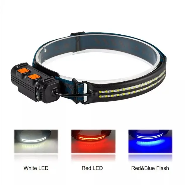 Налобный фонарь аккумуляторный светодиодный фонарик на голову Floodlight COB Headlamp W691-2 - фото 2
