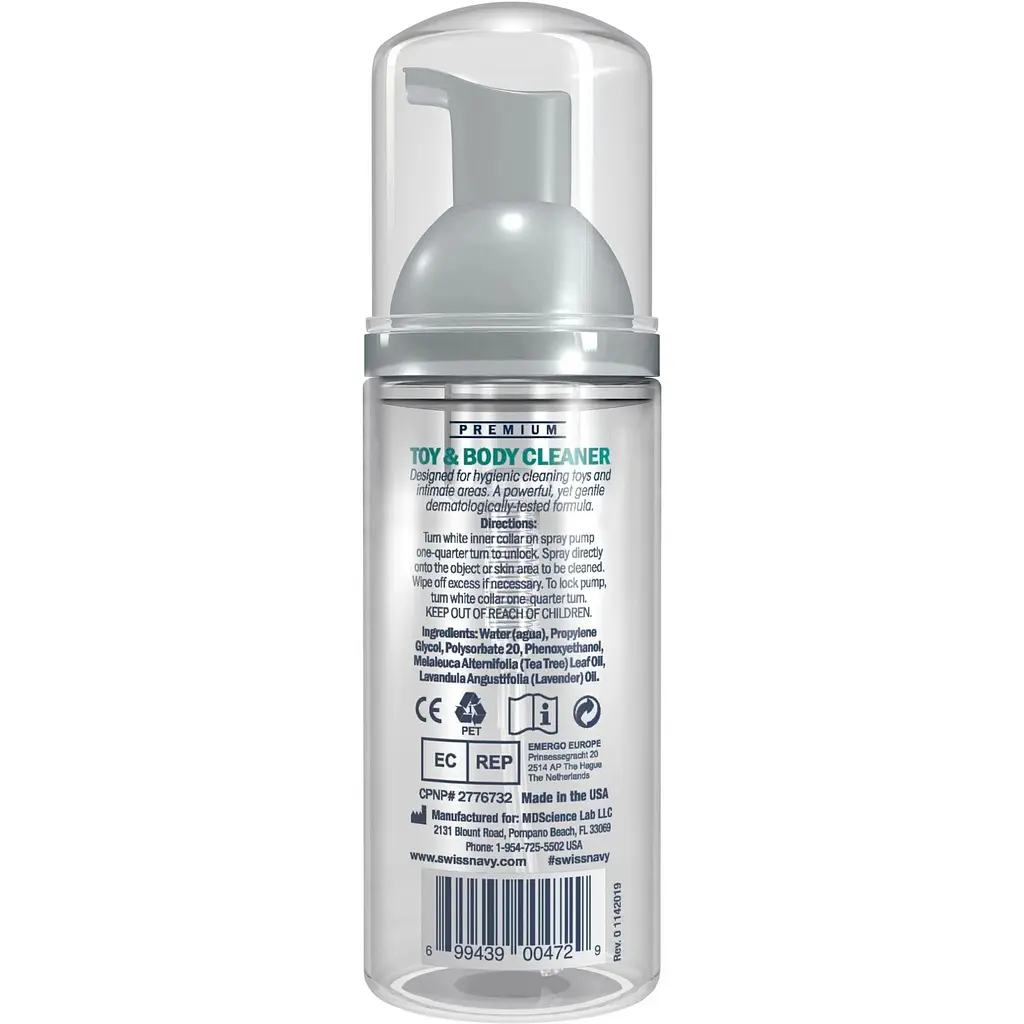 Пенка для чистки Swiss Navy Toy & Body Cleaner 47 мл - фото 2