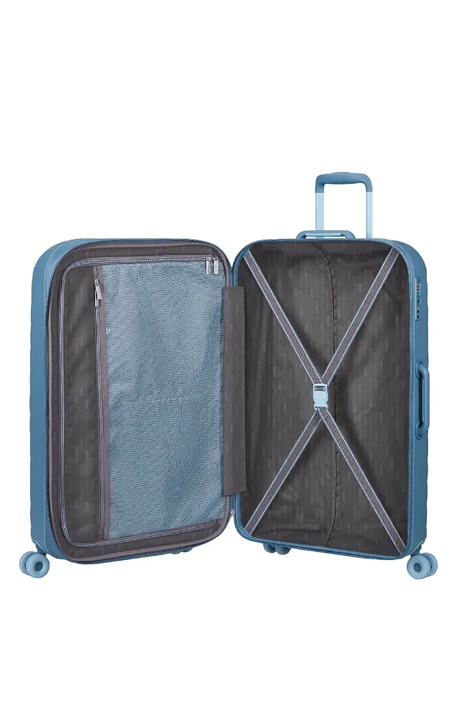 Валіза 77,5 См American Tourister NEOVIBE STEEL BLUE 77,5x50,5x30(33) MK4*01003 - фото 2