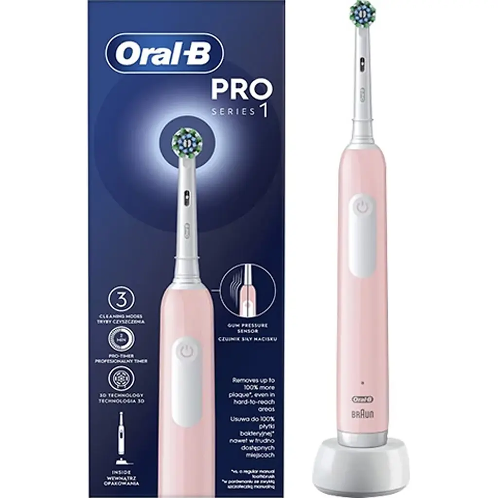 Електрична зубна щітка Oral-B D305 Pro Series 1 Pink (D305.513.3) [104070] - фото 3