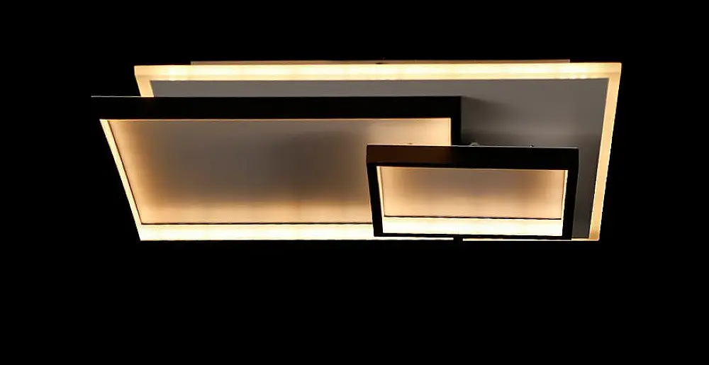 Люстра стельова LED Splendid Ray L2333/2+1, 3 лампи, чорнобіла, сучасний стиль для дому - фото 3