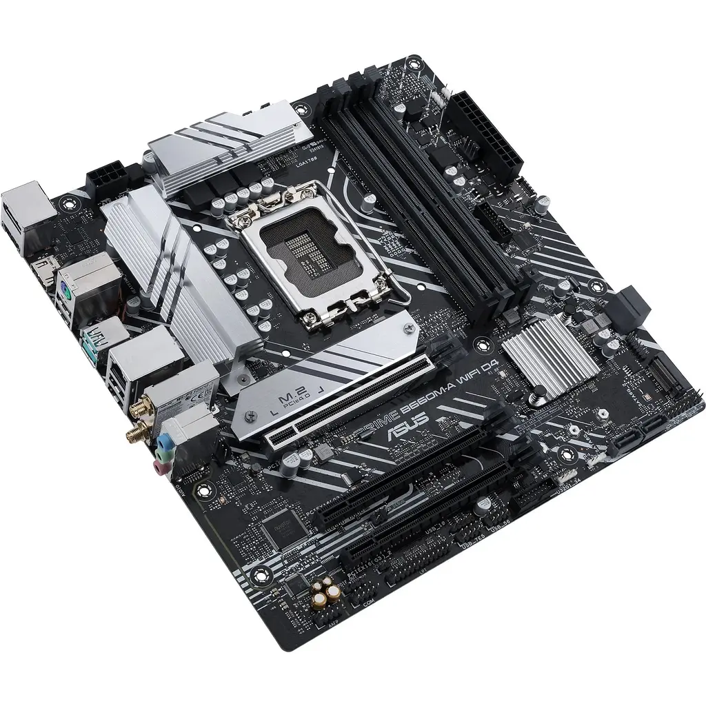 Материнська плата Asus Prime B660M-A WIFI D4 s1700 B660 4xDDR4 M.2 HDMI DP Wi-Fi BT mATX - фото 3