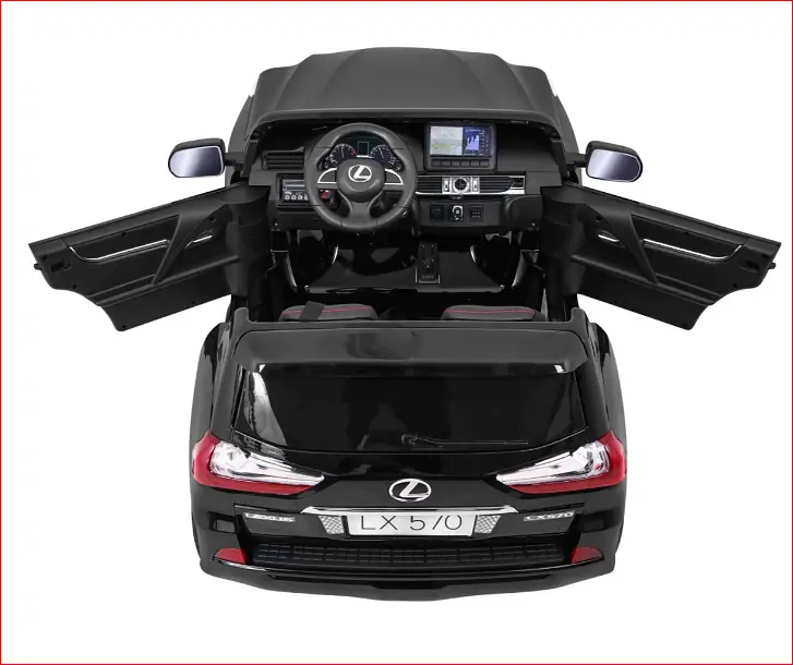 Електромобіль Ramiz Lexus LX570 пофарбований 2x12 на пульті управління, синій (PA.DK-LX570.EXL.NIE) - фото 8