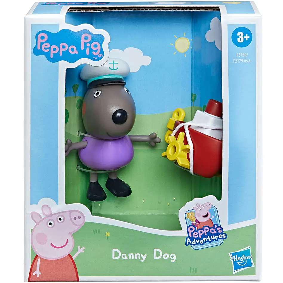 Ігрова фігурка Peppa Pig Веселі друзі Денні з корабликом (F3759) - фото 3