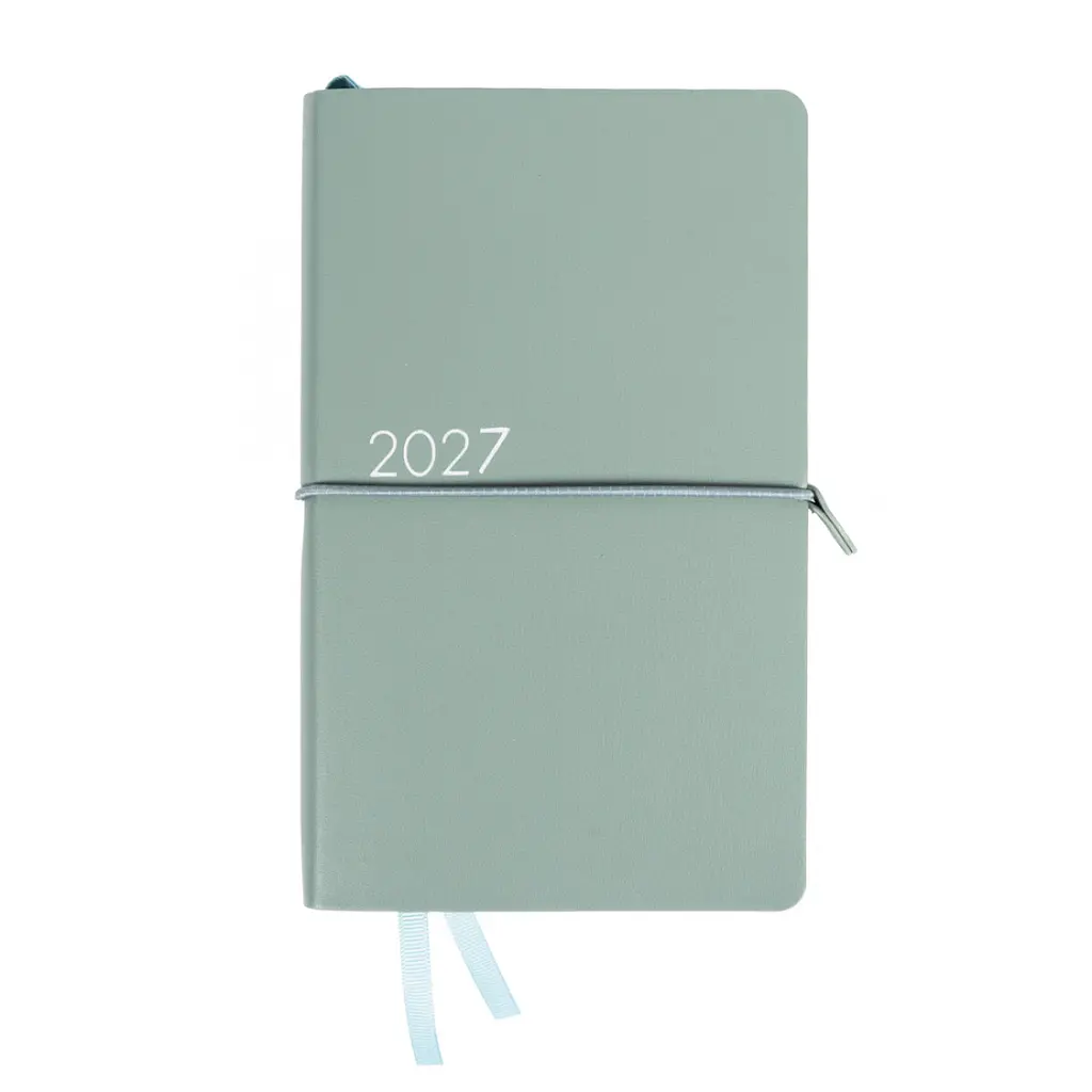 Деловой блокнот Leo Planner мягкий датированный 2027 Glory 252717 12х20 см 352 страницы фисташковый - фото 2