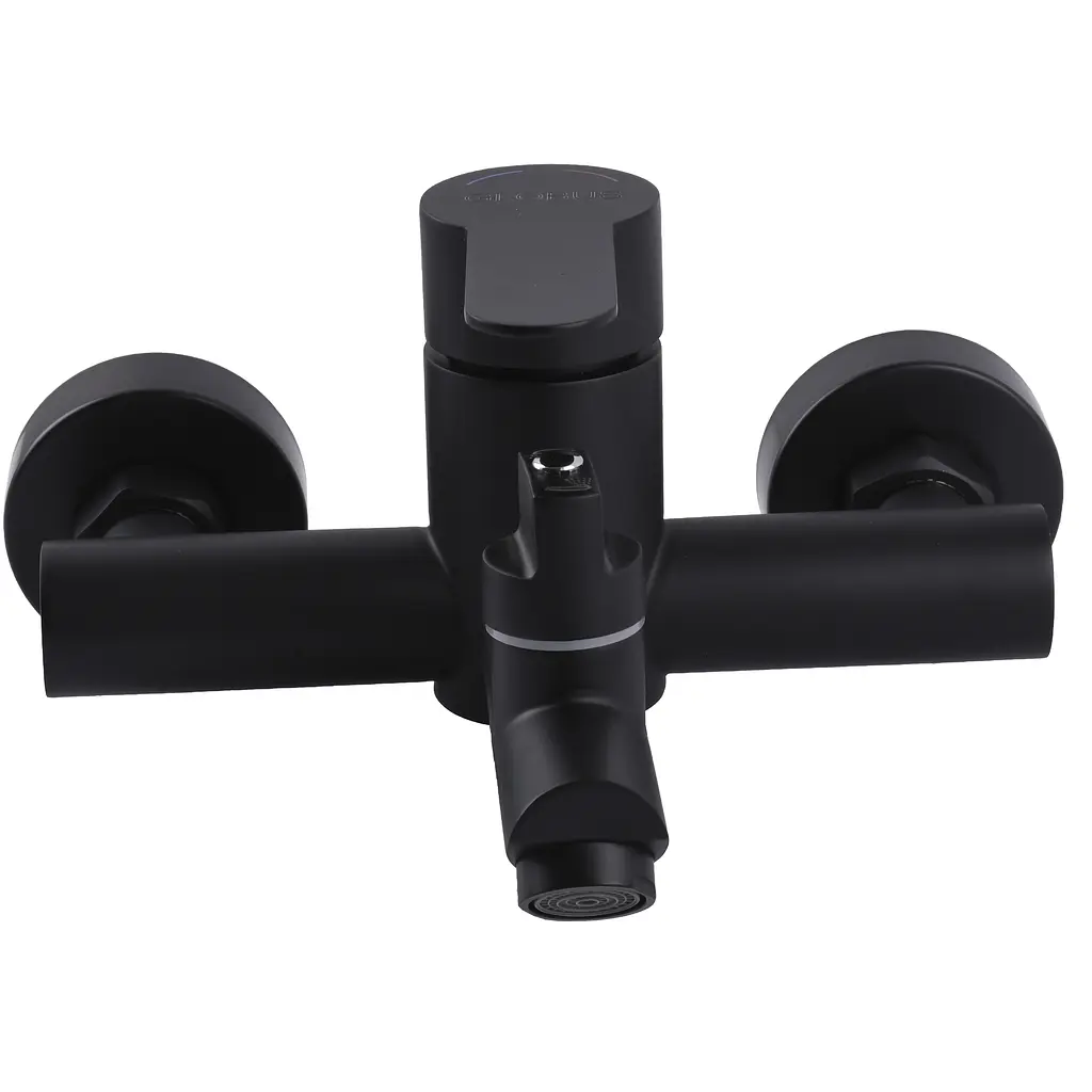 Змішувач для ванни Globus Lux Alpen SBT4-102NE-BB 000024595 Чорний матовий - фото 4
