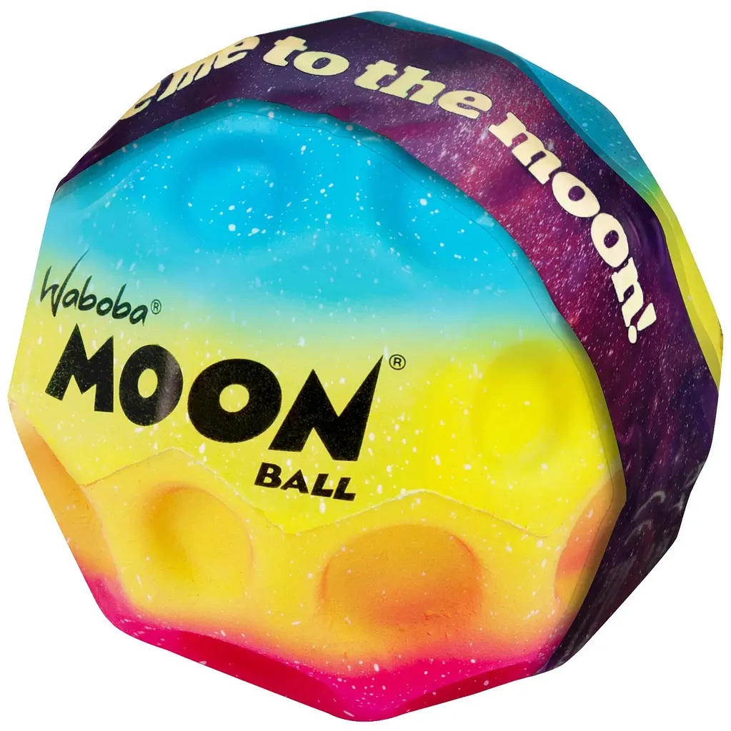 Мяч Waboba Gradient Moon 6 см голубо-желто-розовый (2986096052940) - фото 2