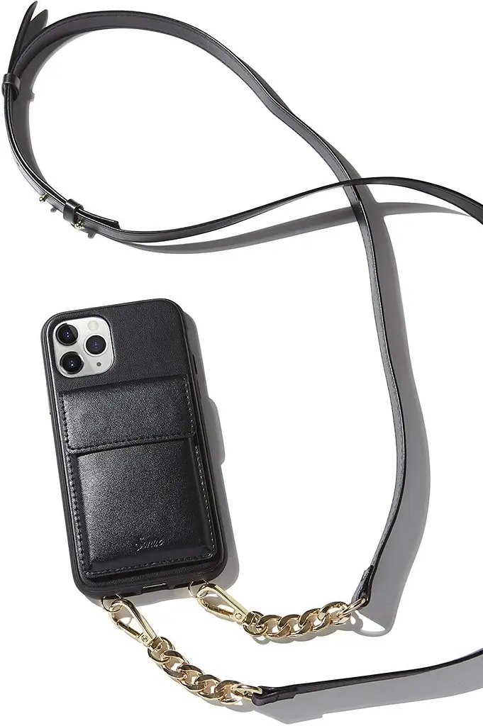 Чохол шкіряний протиударний з відділенням для карток Sonix Leather Crossbody Wallet для iPhone 11 Pro Max/XS Max Black - фото 6