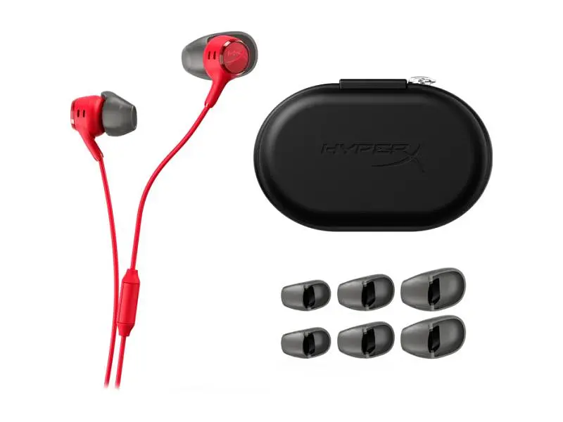 Навушники з мікрофоном HyperX Cloud Earbuds III Red (BN7S0AA) - фото 4