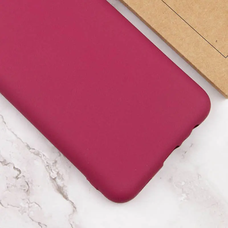 Чохол Lakshmi Silicone Cover (A) для Tecno POP 5 Бордовий / Marsala - фото 2