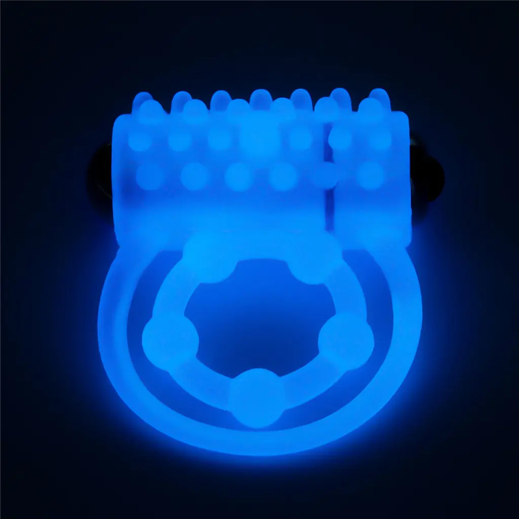Віброкільце для члена Lumino Play Vibrating Penis Ring, світиться у темряві LOVETOYS 66-LV343216 103657 - фото 9