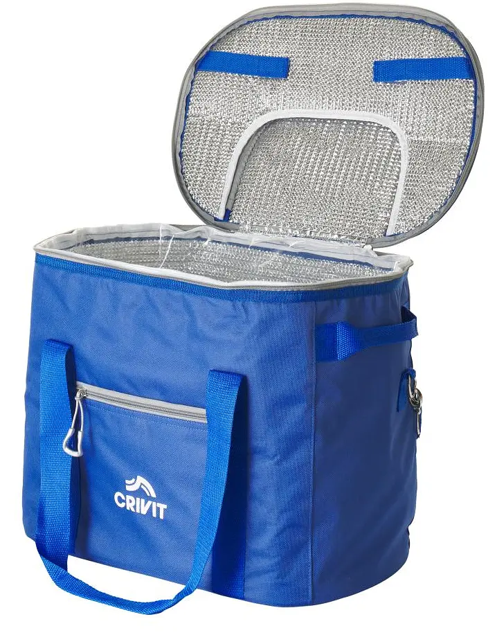 Термосумка Crivit 35L сумка-холодильник зі знімним пластиковим пакетом Синя - фото 5