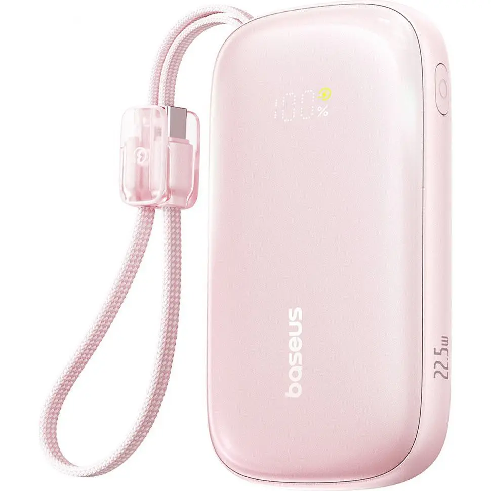 Внешний аккумулятор Baseus EnerFill Qpow 3 Ultra 10000mAh 22.5W Pink (E0027L02) [152256] - фото 2