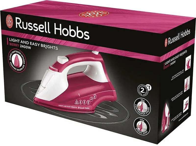 Утюг Russell Hobbs 26480-56 Light & Easy Brights Berry Iron - фото 5