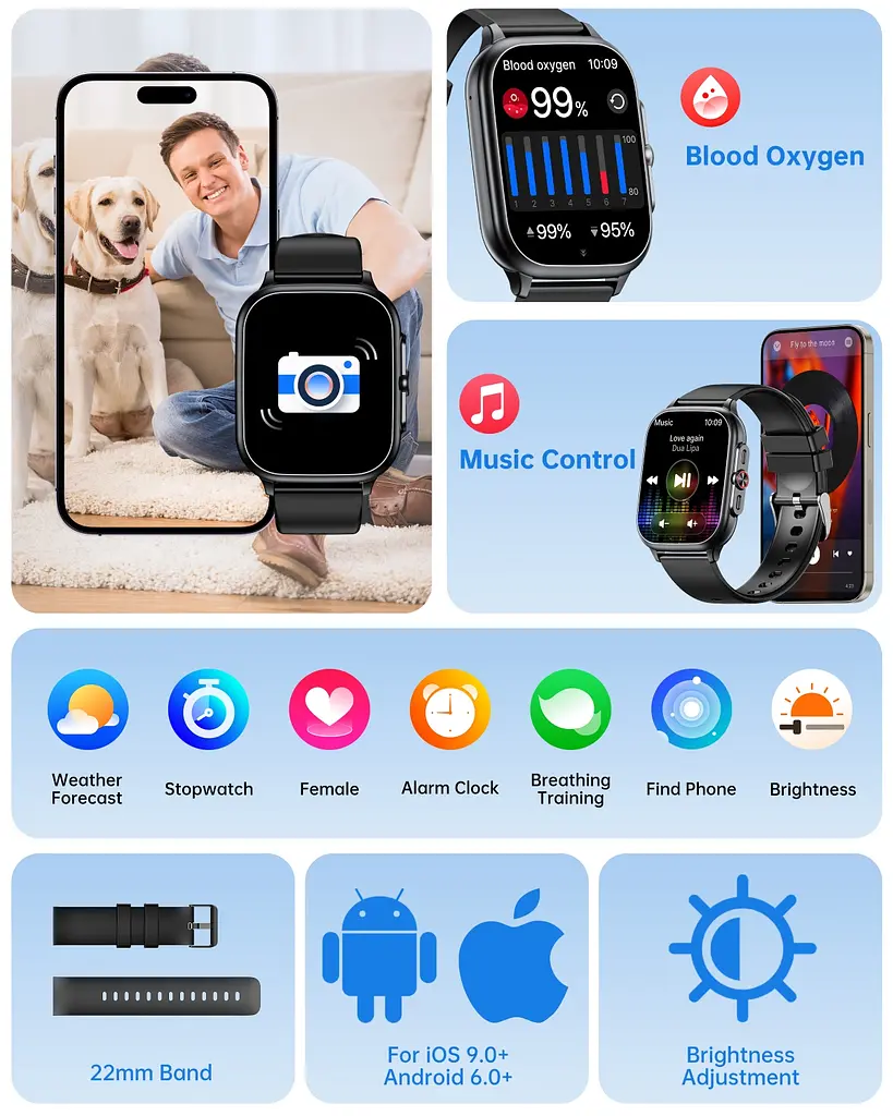 Годинник Oukitel V7 Pro Black - фото 6