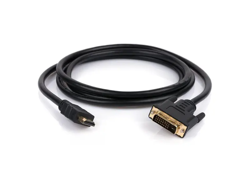 Кабель Vinga HDMI to DVI 24+1 1.8m (VCPHDMIDVI1.8) - фото 2