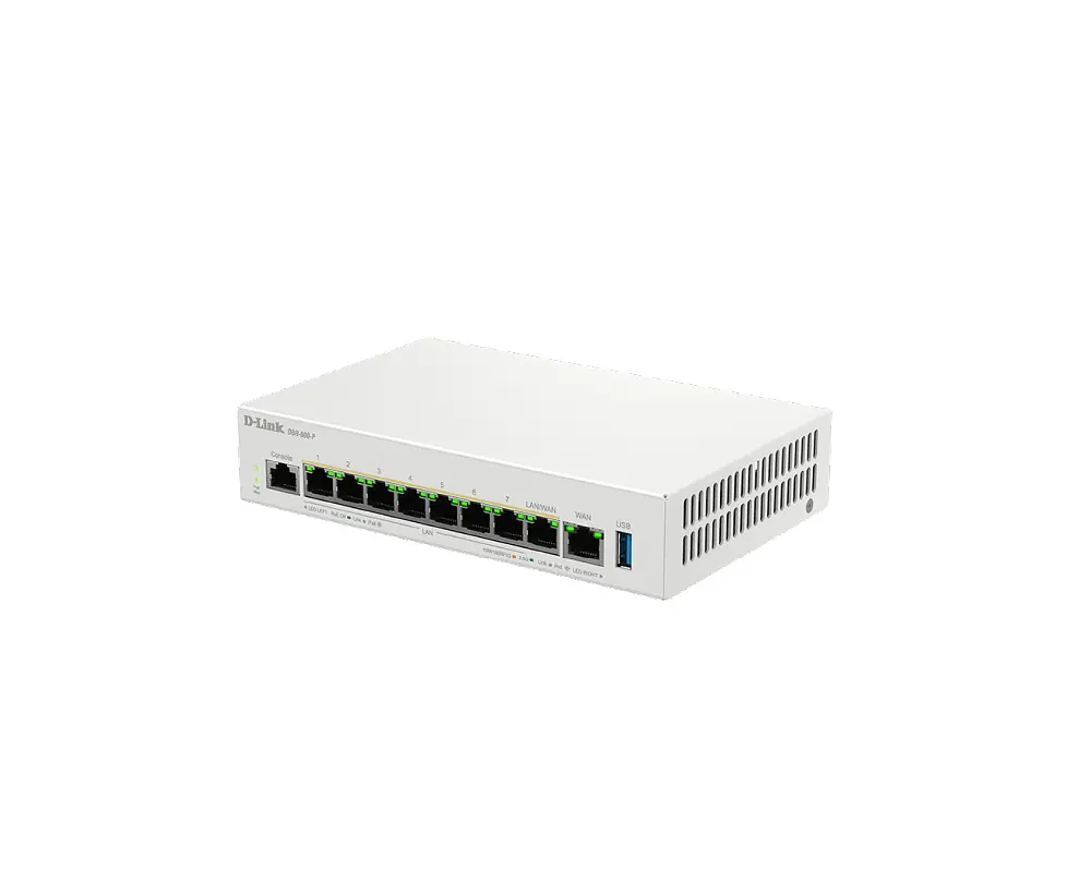 D-Link Мультисервісний Маршрутизатор DBR-600-P, 7x2.5GE LAN PoE, 1x2.5GE LAN/WAN PoE, 1x2.5GE WAN, 1xUSB 3.0, 120Вт - фото 4