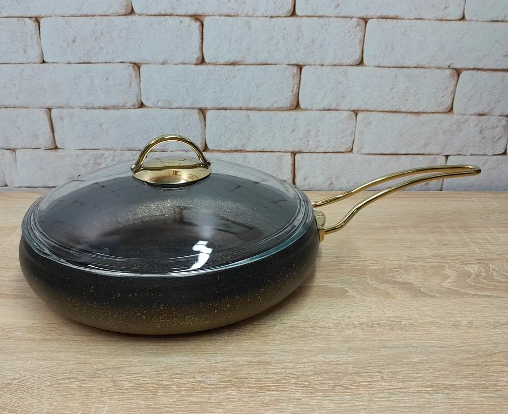 Сковорода-сотейник O.M.S. Collection 3241-IND-26 black-gold