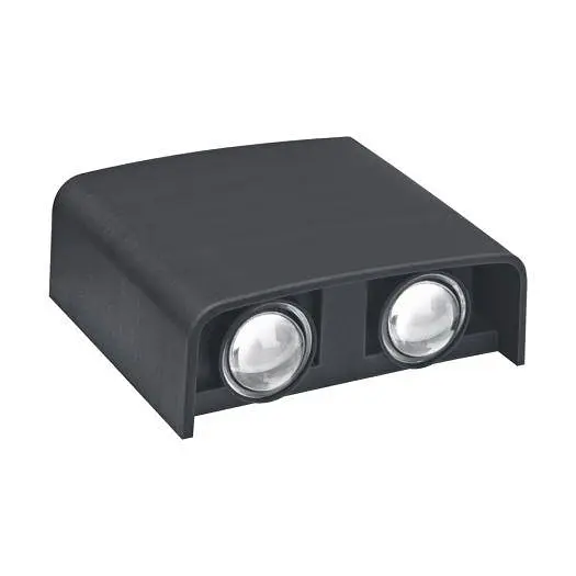 Фасадний світлодіодний світильник MAXUS MWL 4W 3CCT IP65 BL Square - фото 2