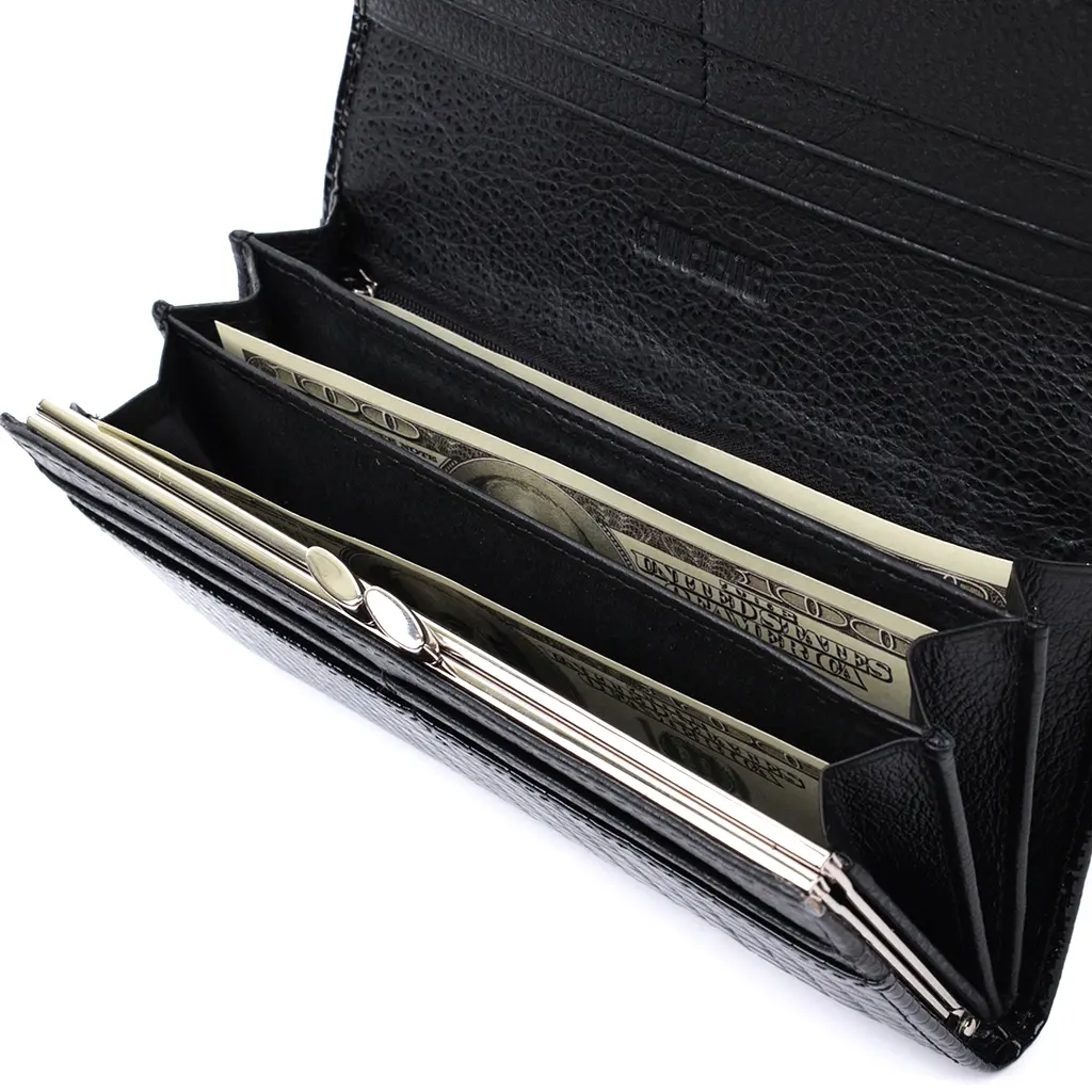 Кожаный женский кошелек ST Leather 18.5х9.5х2.5 см acs0029397 - фото 8