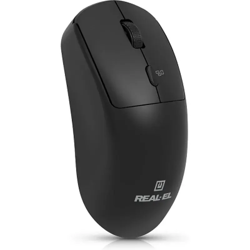 Мишка REAL-EL RM-317W Wireless Black (EL123200052) - фото 7