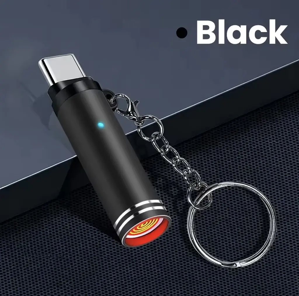Портативний USB Type-C запальник з вітрозахистом - фото 6