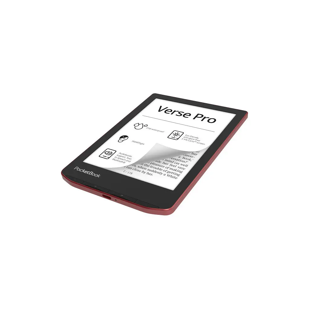 Електронна книга Pocketbook 634 Verse Pro, Passion Red (PB634-3-CIS) - фото 7