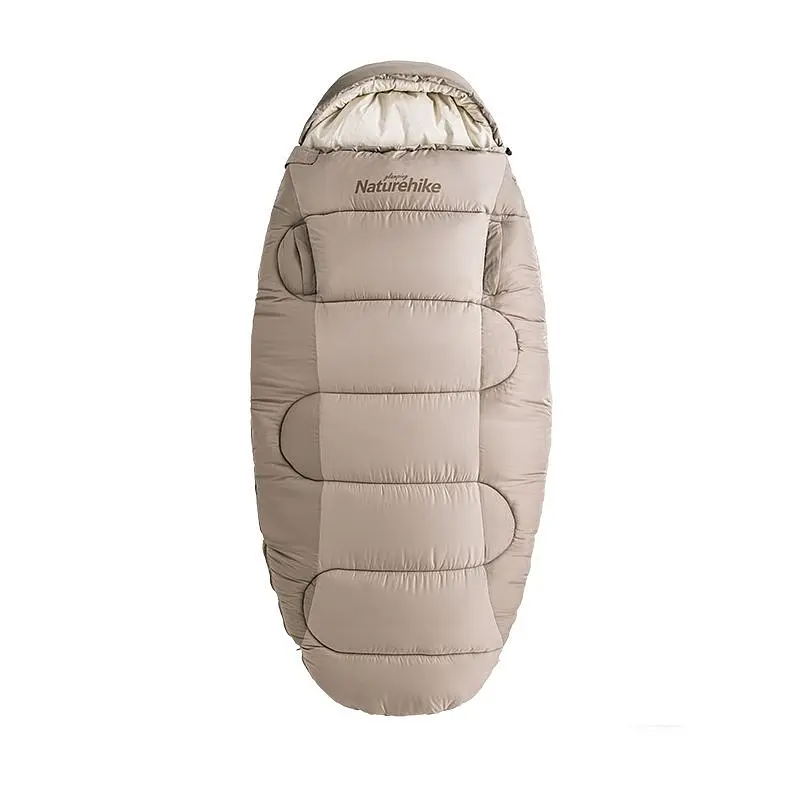 Спальний мішок Naturehike PS300 NH20MSD03 Правий (95х230см) Бежевий - фото 5