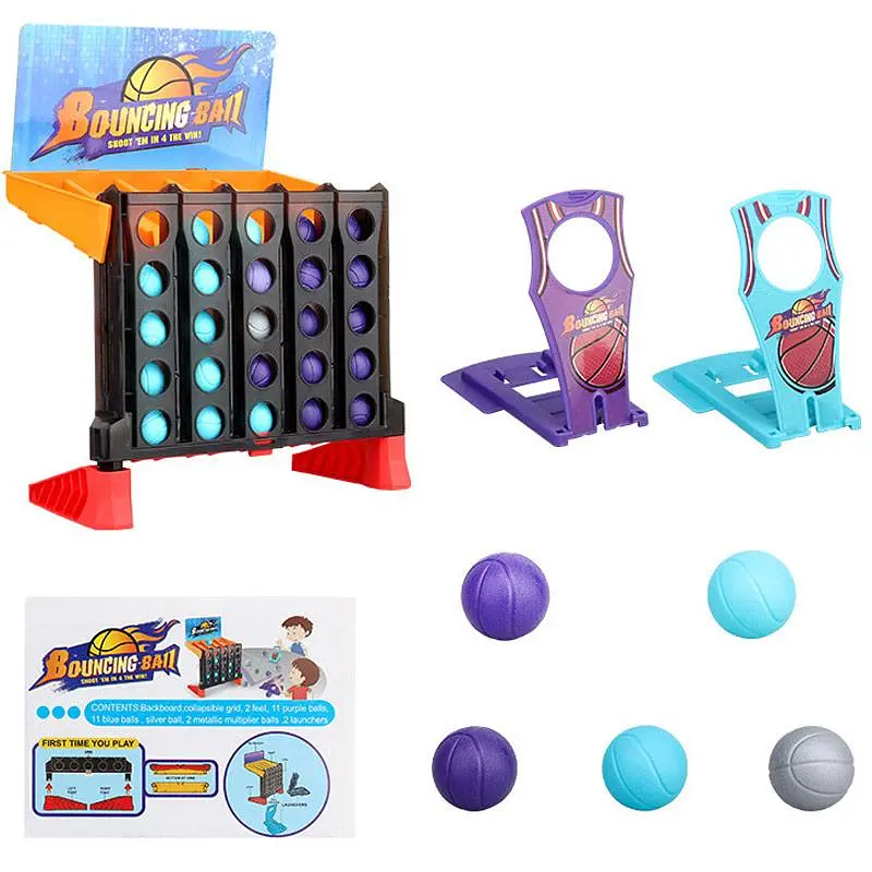 Настільна інтерактивна гра Ummi 22046 Bouncing Ball Orange / Black - фото 7