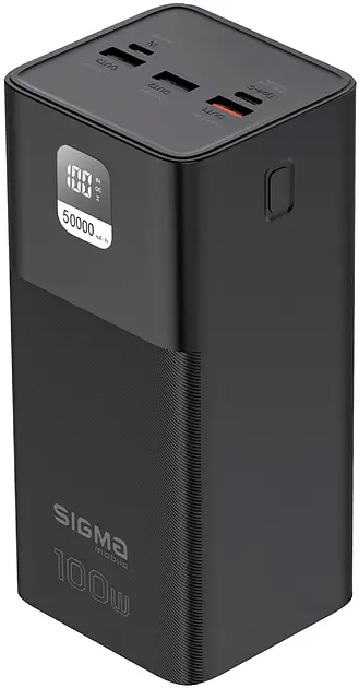 Портативна батарея Sigma mobile X-power SI50A6QLX 50000 mah Black - фото 2