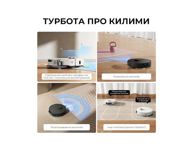 Робот-пилосос з вологим прибиранням Dreame L40 Ultra AE Black (RLL77SE-Bl) - фото 5