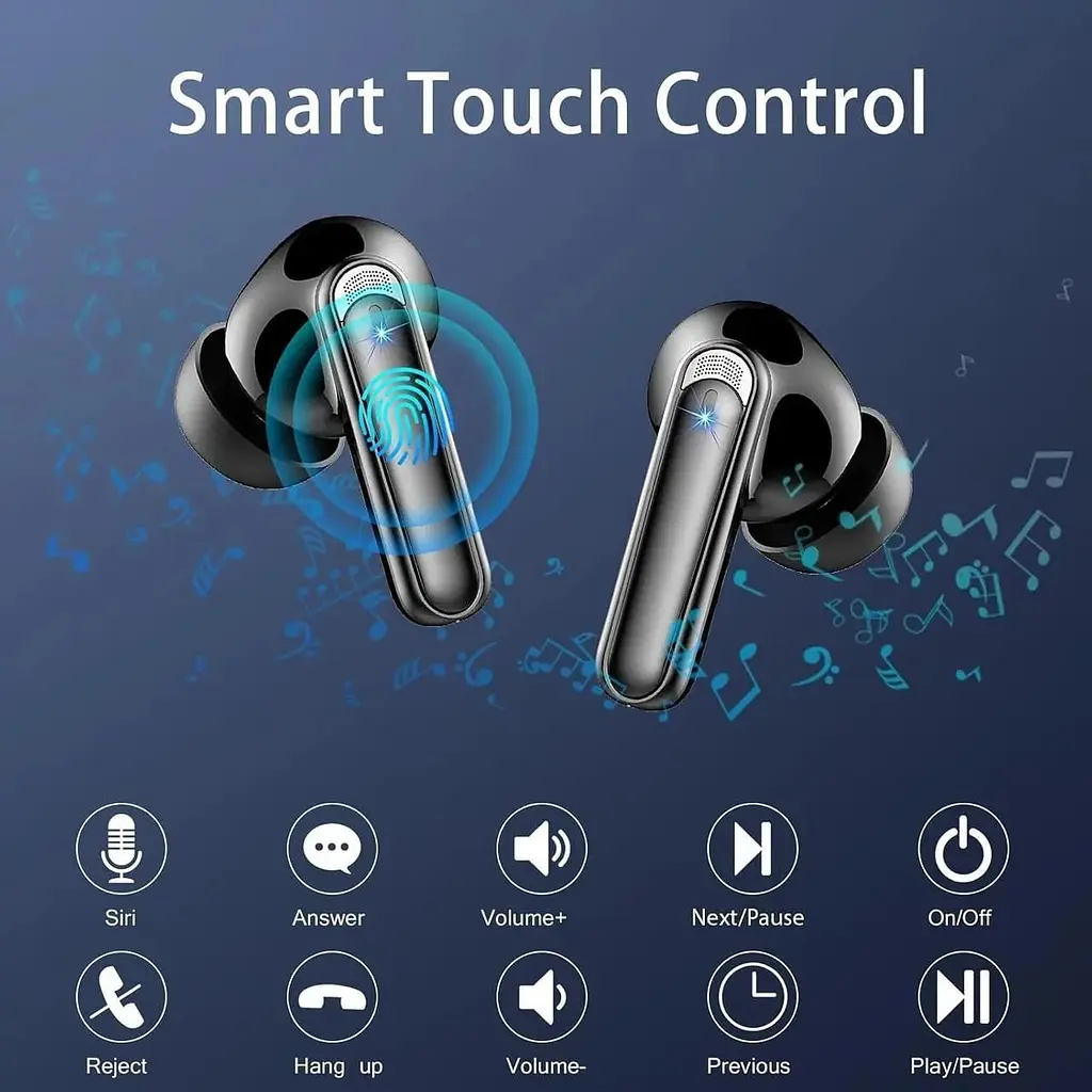 Бездротові навушники Bluetooth 5.3 - фото 2