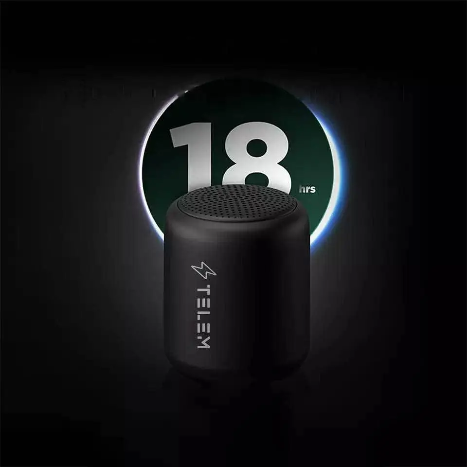 Беспроводной портативный Bluetooth-динамик, 18 часов воспроизведения, водонепроницаемый, BassBoost, для телефонов, совместимый с ноутбуками - фото 3