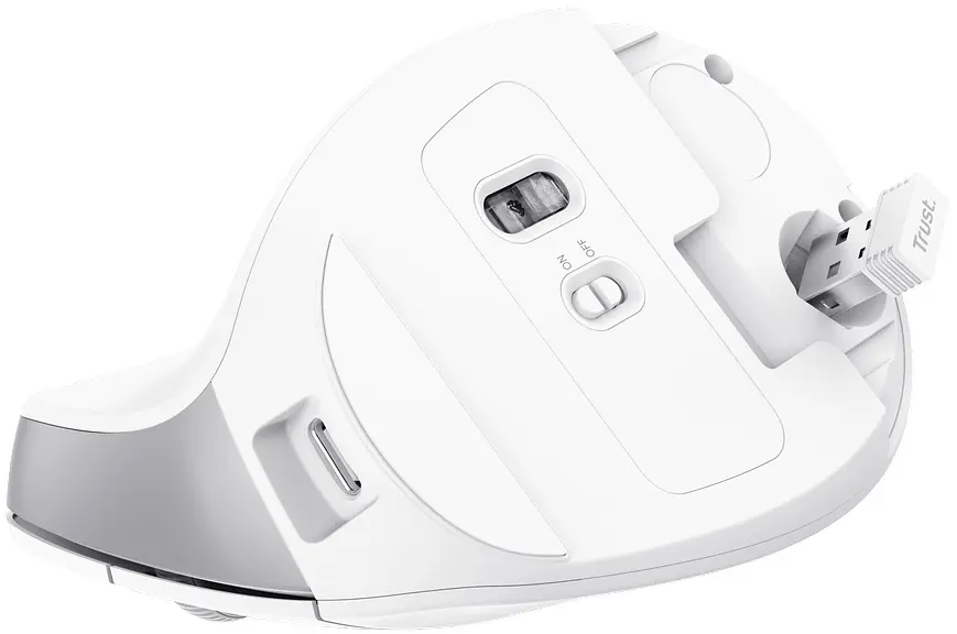 Комп'ютерна миша Trust Bayo II Ergonomic WL білий teh0014043 - фото 7
