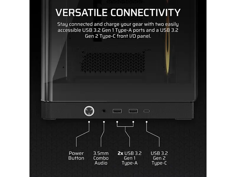 Корпус Corsair Frame 4500X RS-R ARGB Black (CC-9011314-WW) - фото 7