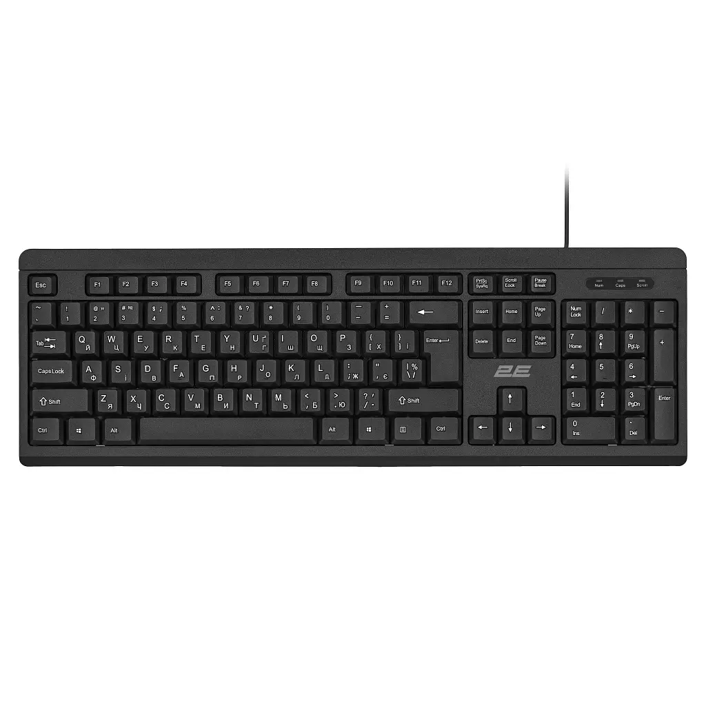 Комплект 2E MK401 USB UA Black (2E-MK401UB_UA) - фото 2