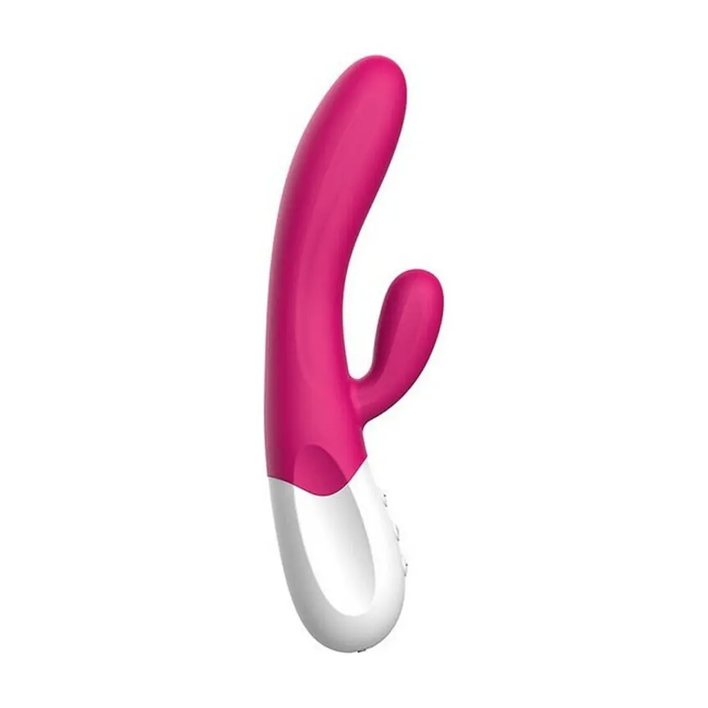 Вібратор-кролик Liebe Bend It Plus Rechargeable Cerise, гнучкий, 2 мотори, 10 режимів - фото 2