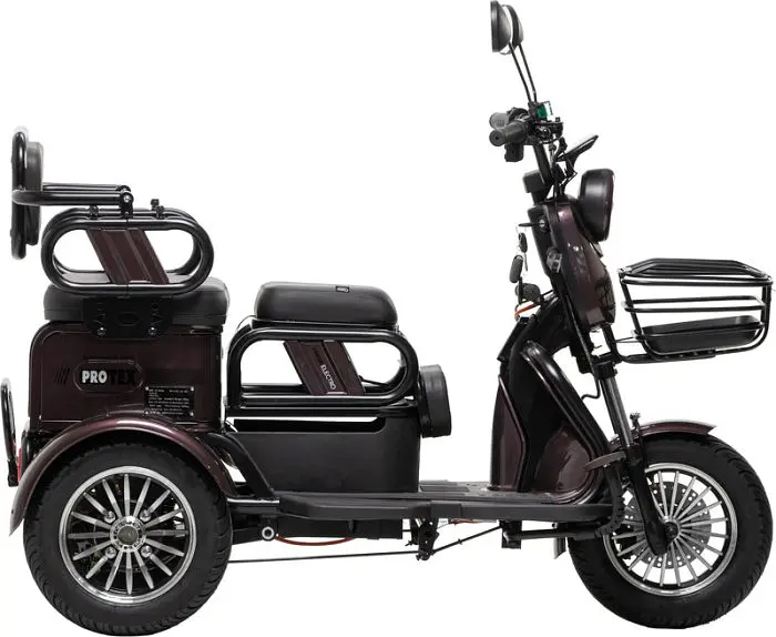 Триколісний Електроскутер Corso Protex MAX (1200W, 72V, 28Ah) Червоний - фото 12