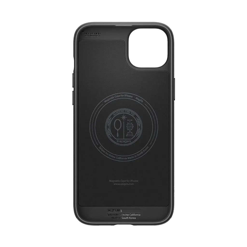 Чехол Spigen Mag Armor MagSafe для iPhone 15 Plus Matte Black (ACS06671) + защитное стекло - фото 3