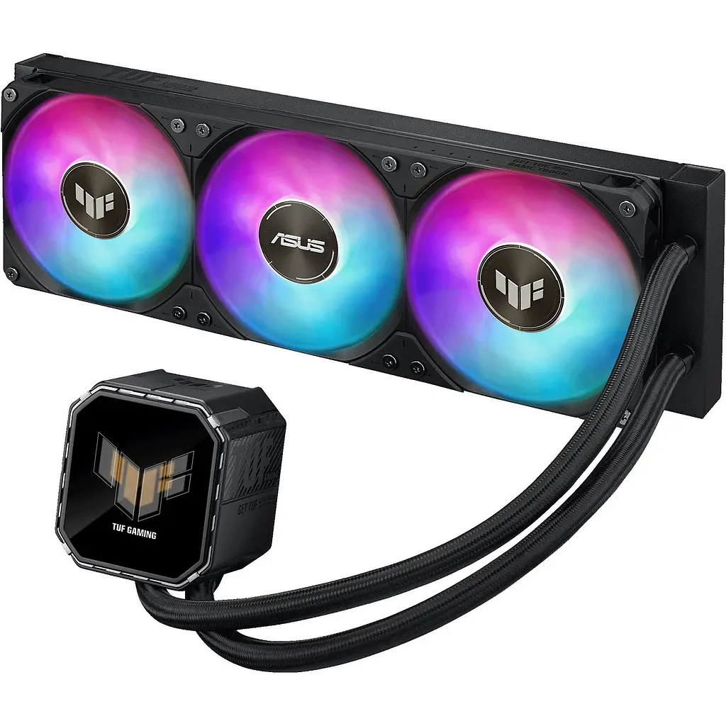 Система водяного охолодження Asus TUF Gaming LC III 360 ARGB LCD Black (90RC01A1-B0EAY0) [143435] - фото 2